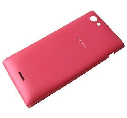 Akkukansi / Takakansi Sony ST26i/ ST26a Xperia J pink