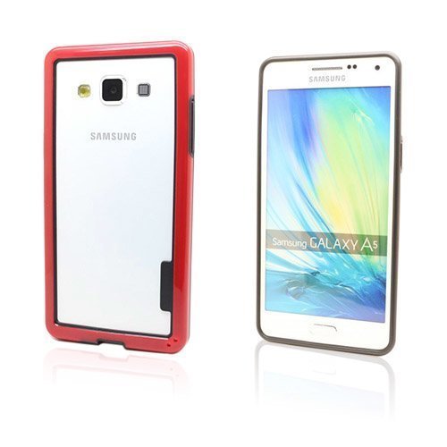 Alkio Samsung Galaxy A5 Bumper + Tpu Suojakuori Punainen