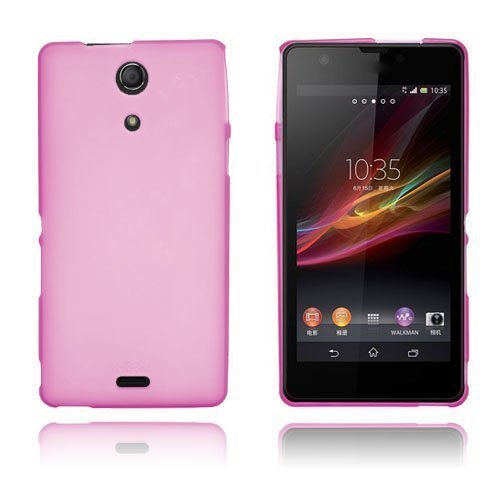 Alpha Kuuma Pinkki Sony Xperia Zr Suojakuori