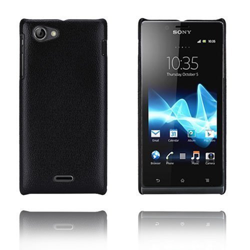 Alpha Musta Sony Xperia J Suojakuori