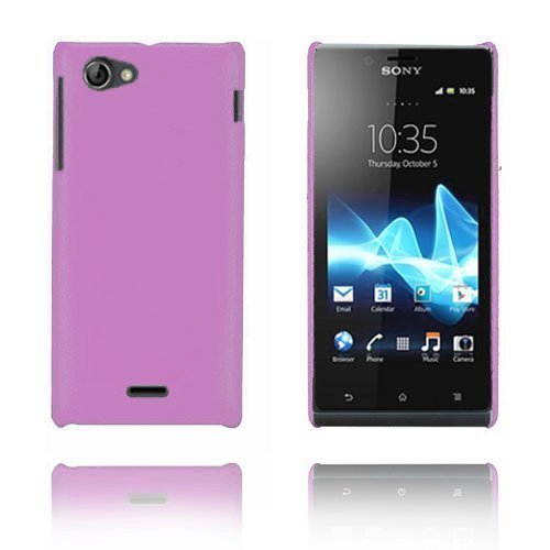 Alpha Vaaleanvioletti Sony Xperia J Suojakuori