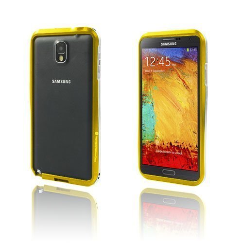 Alu Bumper Kulta Samsung Galaxy Note 3 Alumiininen Bumper Suojakehys