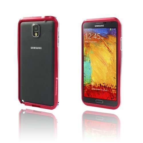 Alu Bumper Punainen Samsung Galaxy Note 3 Alumiininen Bumper Suojakehys