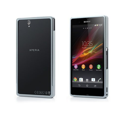 Alu Harmaa Sony Xperia Z Alumiininen Bumper Suojakehys