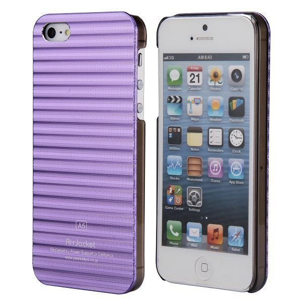 Alu Line Violetti Iphone 5 Alumiininen Suojakuori