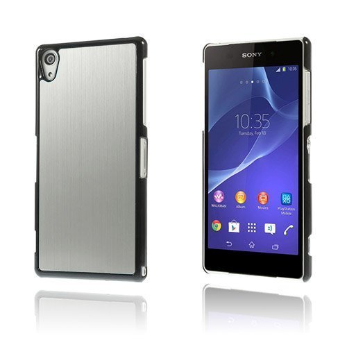 Alu Plate Hopea Sony Xperia Z2 Suojakuori