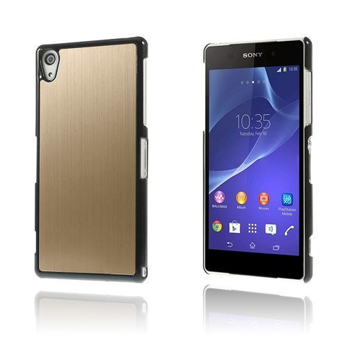 Alu Plate Shampanja Sony Xperia Z2 Suojakuori