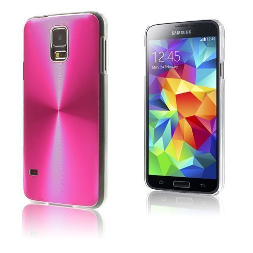 Alu Shield Kuuma Pinkki Samsung Galaxy S5 Suojakuori