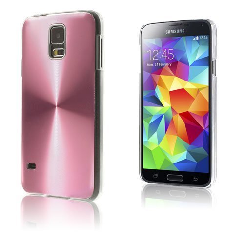 Alu Shield Pinkki Samsung Galaxy S5 Suojakuori