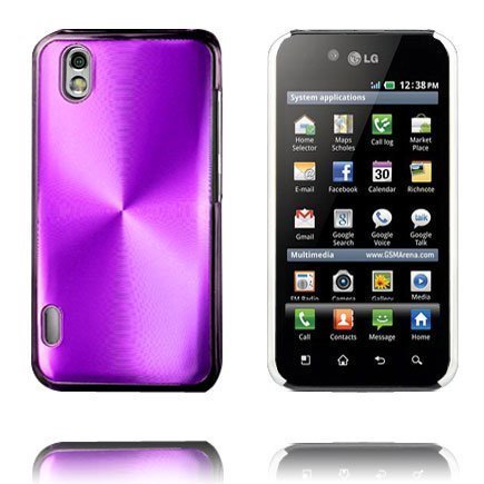 Alumiini Suojus Violetti Lg Optimus Black Suojakuori