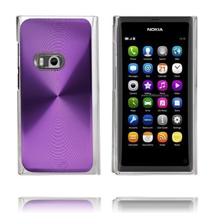 Alumiini Suojus Violetti Nokia N9 Suojakuori