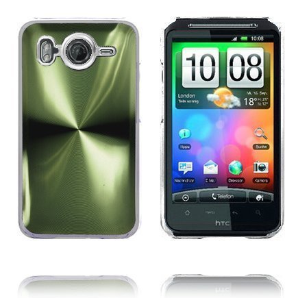 Alumiininen Blade Läpikuultava Reunus Vihreä Htc Desire Hd Suojakuori