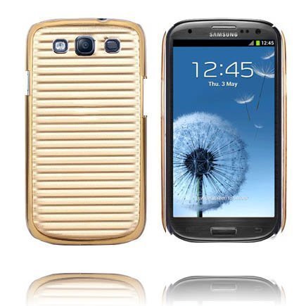 Alumiininen Tausta Ver. Ii Kulta Samsung Galaxy S3 Suojakuori