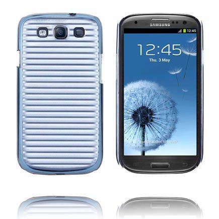 Alumiininen Tausta Ver. Ii Sininen Samsung Galaxy S3 Suojakuori