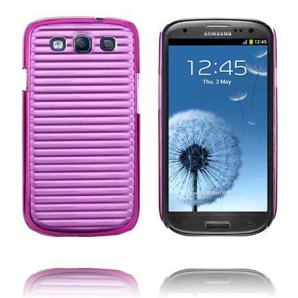 Alumiininen Tausta Ver. Ii Violetti Samsung Galaxy S3 Suojakuori