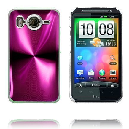 Alumiinisuojus Läpikuultava Reunus Pinkki Htc Desire Hd Suojakuori