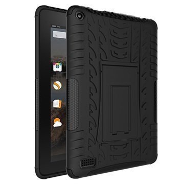 Amazon Fire 7 Anti-Slip Hybrid Case Black