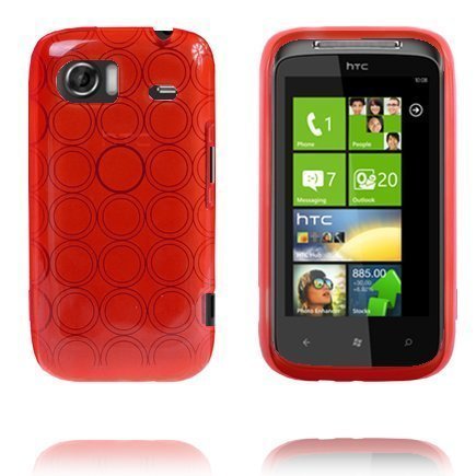 Amazona Punainen Htc 7 Mozart Hd3 Silikonikuori