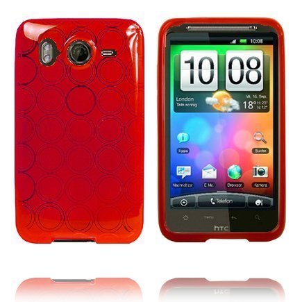 Amazona Punainen Htc Desire Hd Silikonikuori