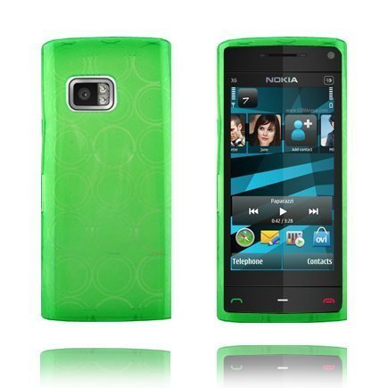 Amazona Vihreä Nokia X6 Silikonikuori