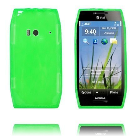 Amazona Vihreä Nokia X7 Silikonikuori