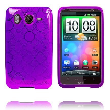 Amazona Violetti Htc Desire Hd Silikonikuori