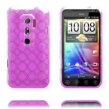 Amazona Violetti Htc Evo 3d Silikonikuori