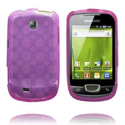 Amazona Violetti Samsung Galaxy Mini S5570 Silikonikuori