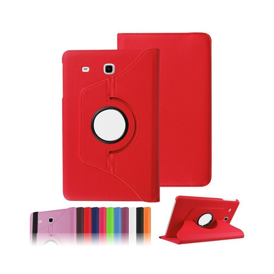 Amdrup Samsung Galaxy Tab A 7.0 Kääntyvä Nahkakotelo Punainen