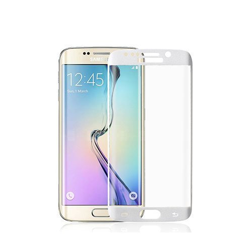 Amorus Karkaistu Lasi Näytönsuoja Samsung Galaxy S6 Edge Plus Valkoinen