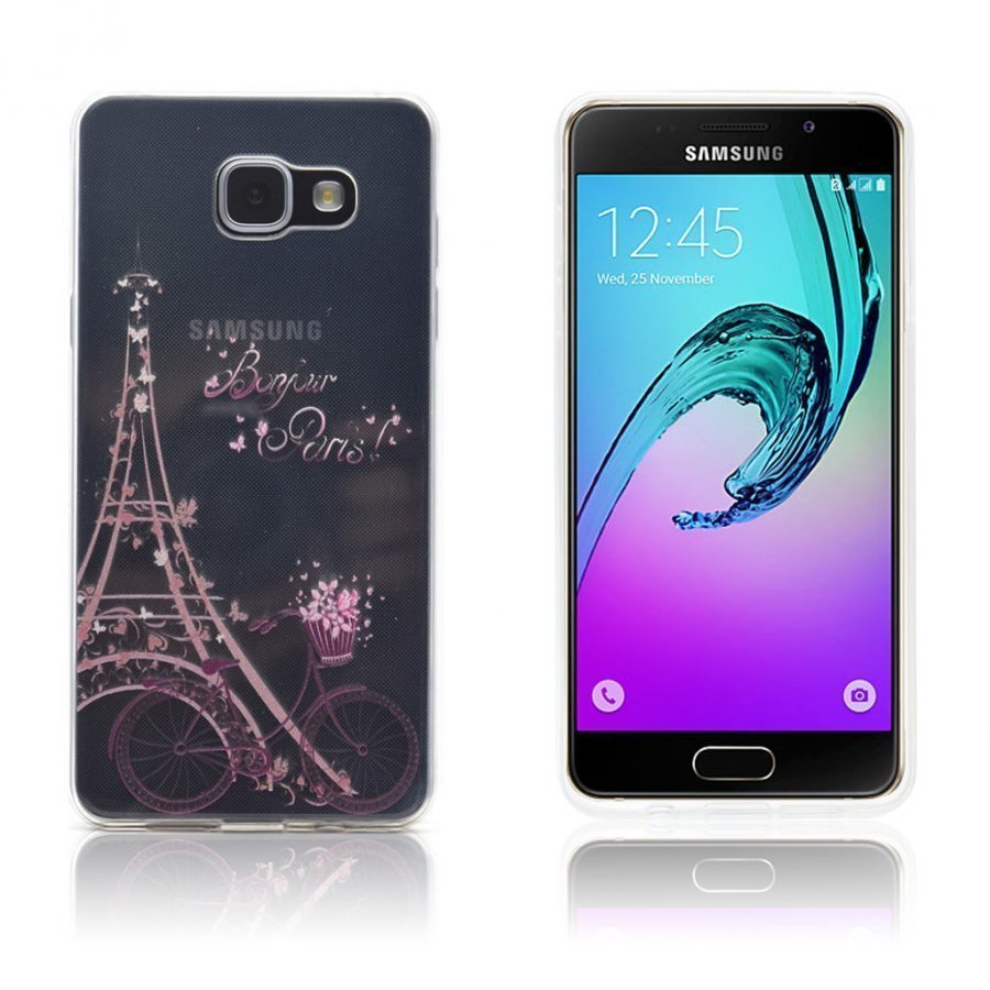 Ancher Samsung Galaxy A3 2016 Kuori Eiffel Torni Ja Pyörä