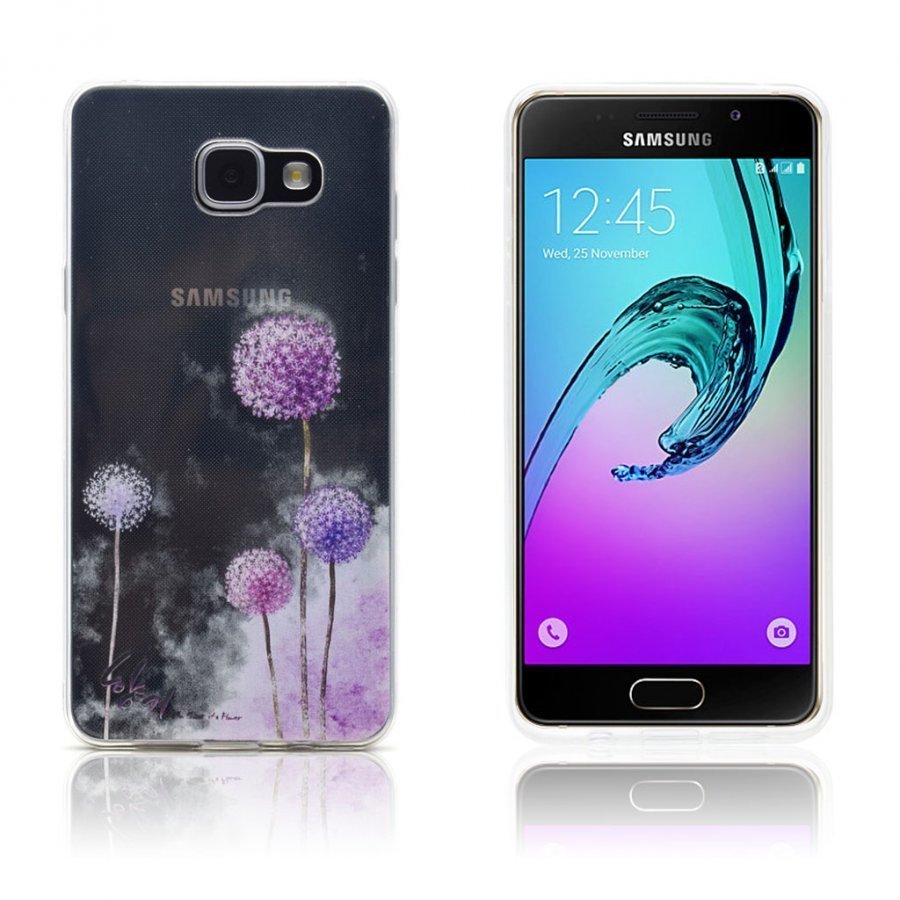 Ancher Samsung Galaxy A3 2016 Kuori Violetti Voikukka