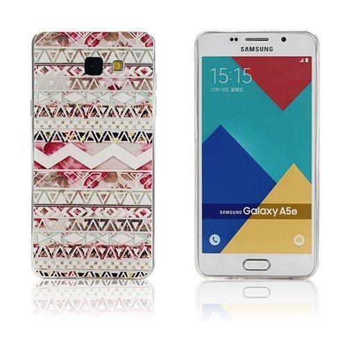 Ancher Samsung Galaxy A5 2016 Silikonikuori Geometrinen Kuvio