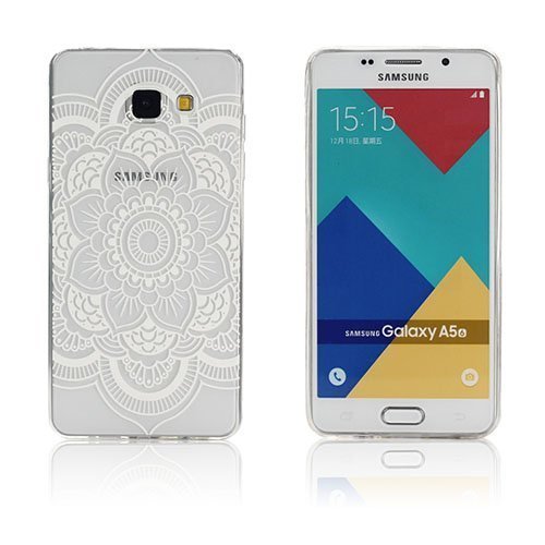 Ancher Samsung Galaxy A5 2016 Silikonikuori Kauniita Kukkia