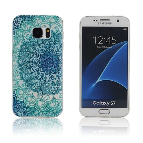 Ancher Samsung Galaxy S7 Ohut Kuori Mandala Kukkia
