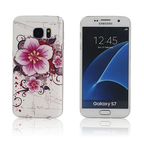 Ancher Samsung Galaxy S7 Ohut Kuori Tuoreita Kukkia
