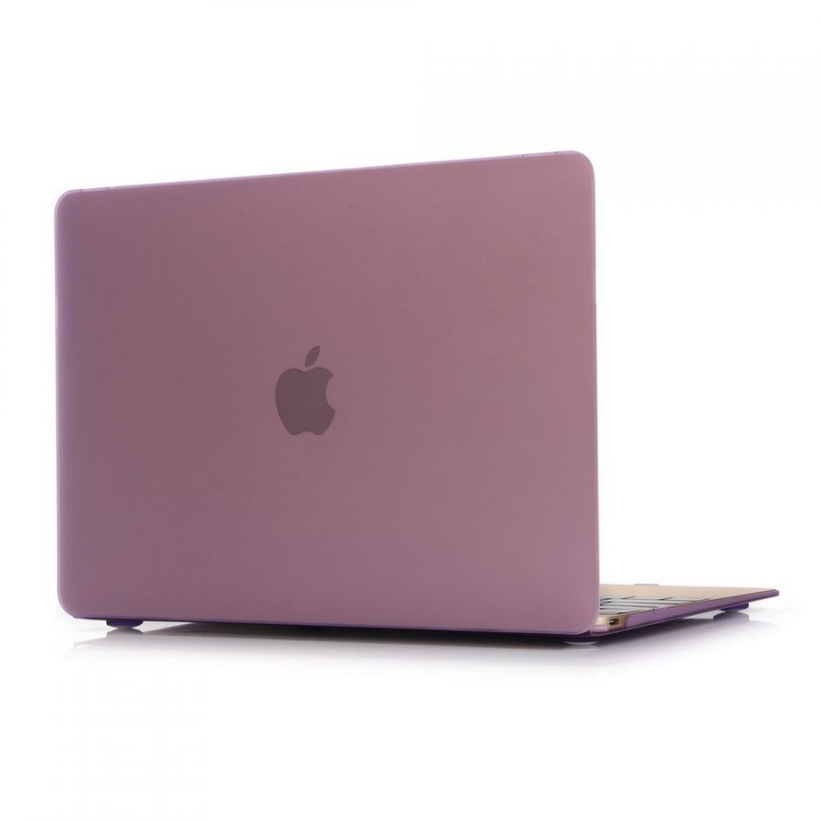 Ancker Macbook 12-Inch 2015 Retina Display Nahkakotelo Korttitaskuilla Matta Violetti