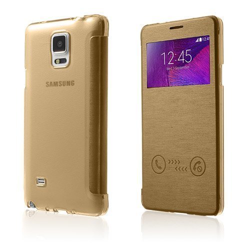 Answer Kulta Samsung Galaxy Note 4 Nahkakotelo