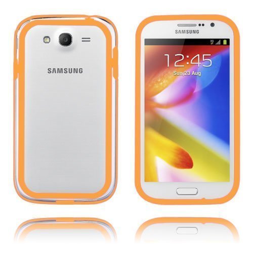 Anti-Shock Oranssi / Läpikuultava Samsung Galaxy Grand Duos Suojakehys