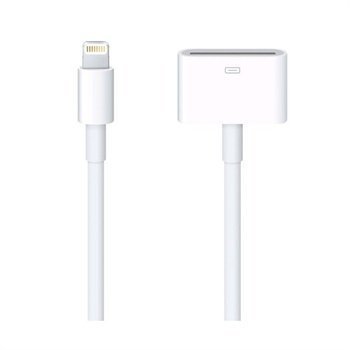 Apple Lightning / 30-nastainen Sovitin iPhone 6 / 6S iPad Pro Valkoinen