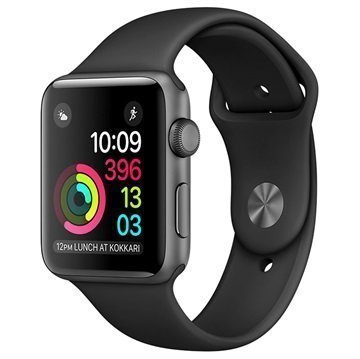 Apple Watch 2 MP0D2ZD/A Urheiluranneke 38mm Avaruusharmaa