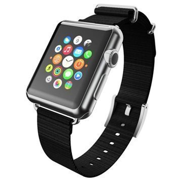 Apple Watch Incipio Nato Style Ranneke 42mm Musta / Hopea