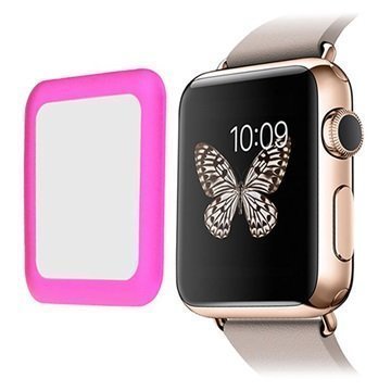 Apple Watch Link Dream Karkaistu Lasi Näytönsuoja 38mm Kuuma Pinkki