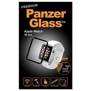 Apple Watch PanzerGlass Premium Full Frame Näytönsuoja 38 mm Musta