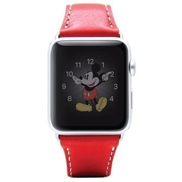 Apple Watch SLG Design D6 Minerva Rannehihna 38mm Punainen