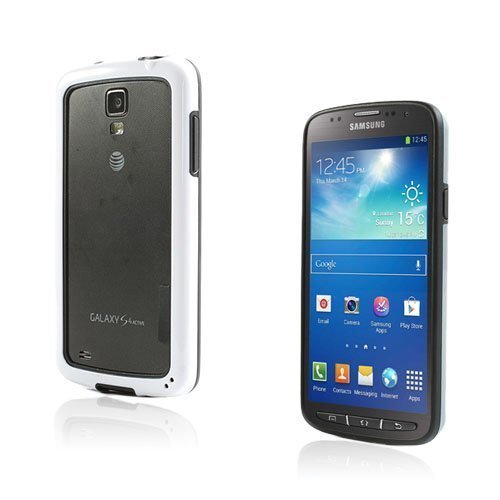 Arc Edge Samsung Galaxy S4 Active Bumper Musta / Valkoinen