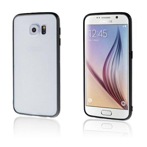 Arc Edge Samsung Galaxy S6 Läpinäkyvä Suojakuori Musta