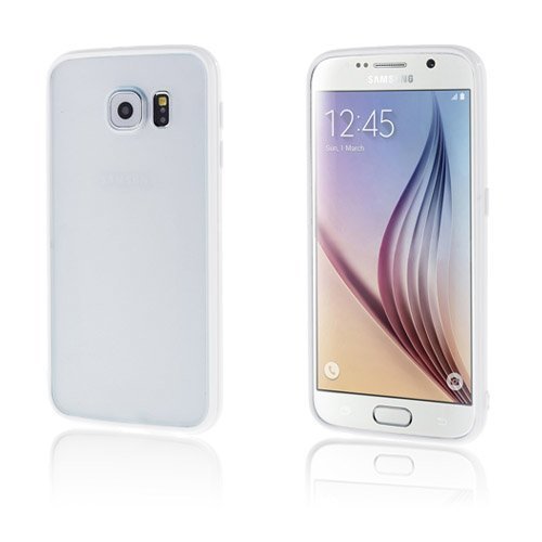 Arc Edge Samsung Galaxy S6 Läpinäkyvä Suojakuori Valkoinen