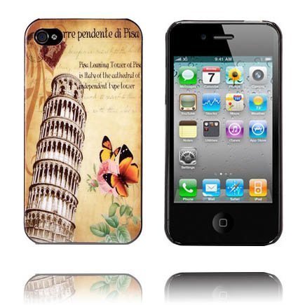 Around The World Pisan Kalteva Torni Iphone 4 / 4s Suojakuori