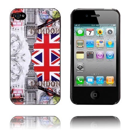 Around The World Uk Lippu & Tornit Iphone 4 / 4s Suojakuori